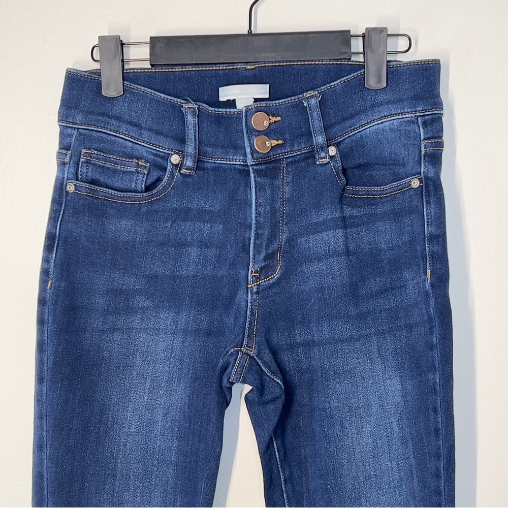 NEW YORK & CO Women’s size 6 Blue Denim Skinny Jeans Pants